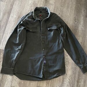 G.H. Bass & Co. Olive Green Casual Button-Down Shirt